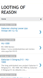 Mobile Screenshot of lootingofreason.com